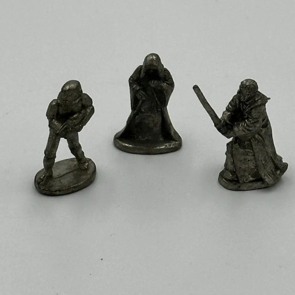 Star Wars Monopoly Classic Trilogy Edition 1997 Replacement Pewter Token Figures